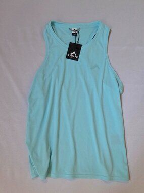 NWT Strafe Aspen "Ws Skyline Tank" — Arctic Blue, Size M